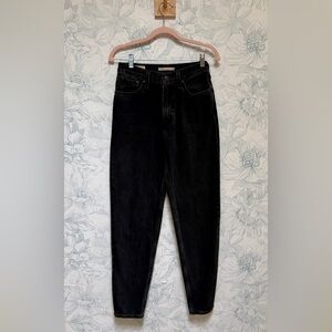 Levi's® Premium 80s Mom Women's Jeans Size 26 Not to Interrupt Black